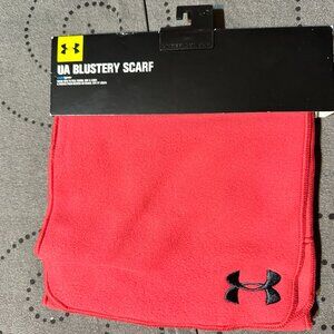 UNDER ARMOUR BLUSTERY MICRO FLEECE SCARF ONE SIZE PINK MEN NWT $15.00